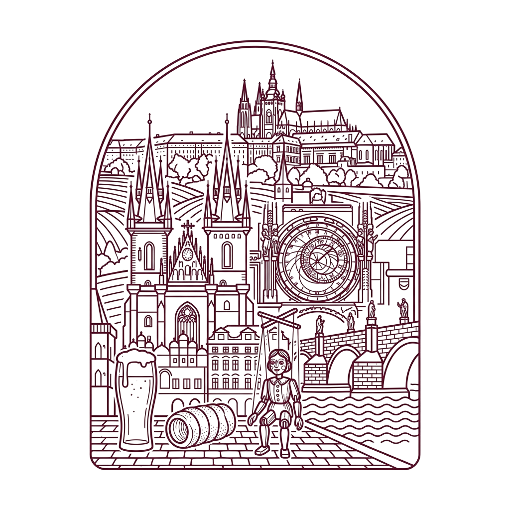 Czechia Illustration