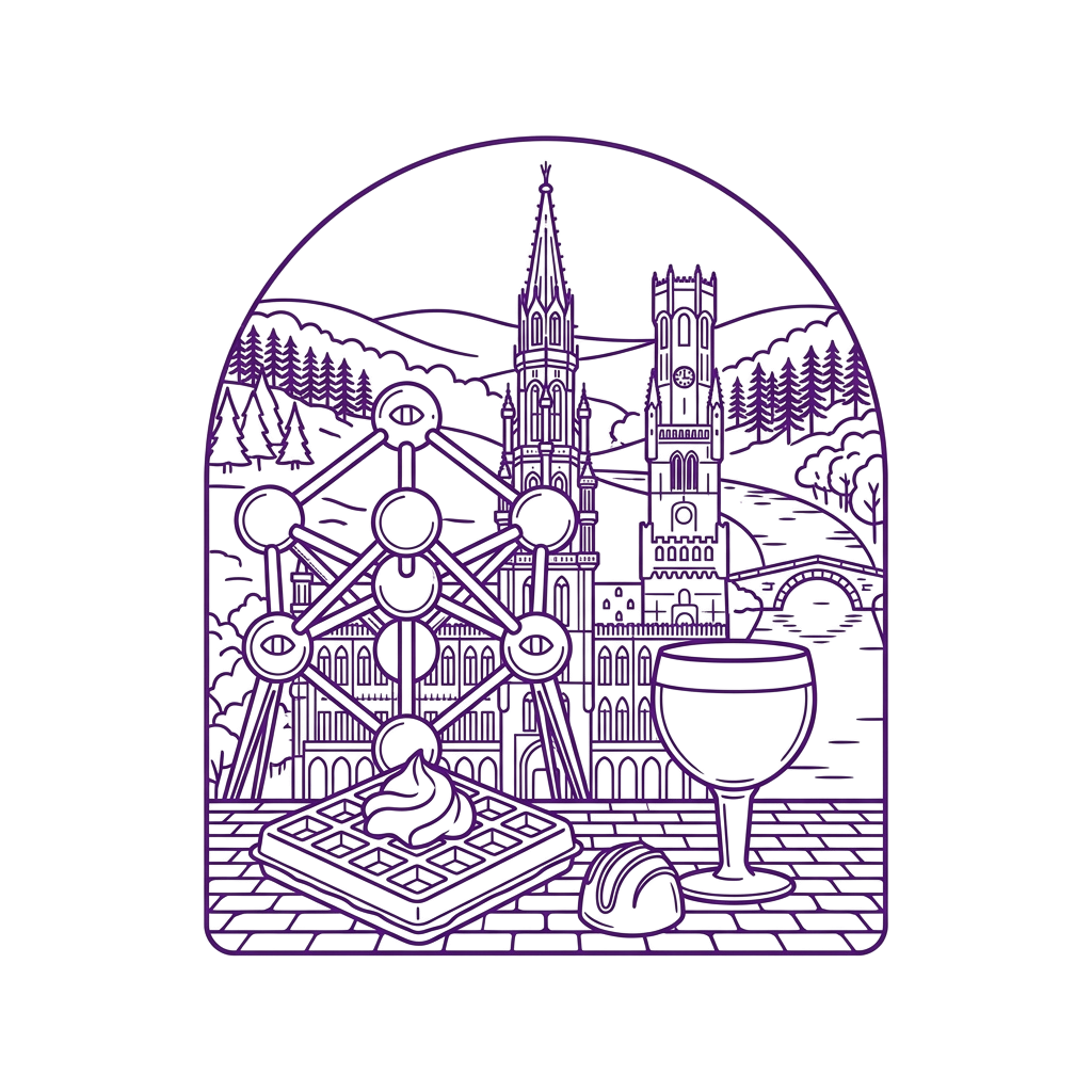 Belgium Illustration