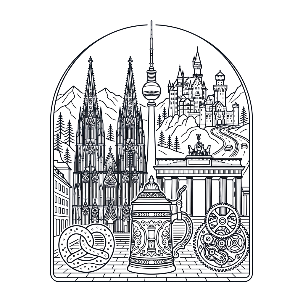 Germany Illustration