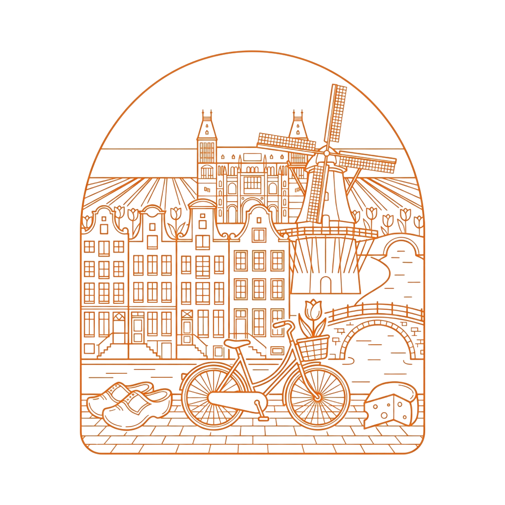 Netherlands Illustration