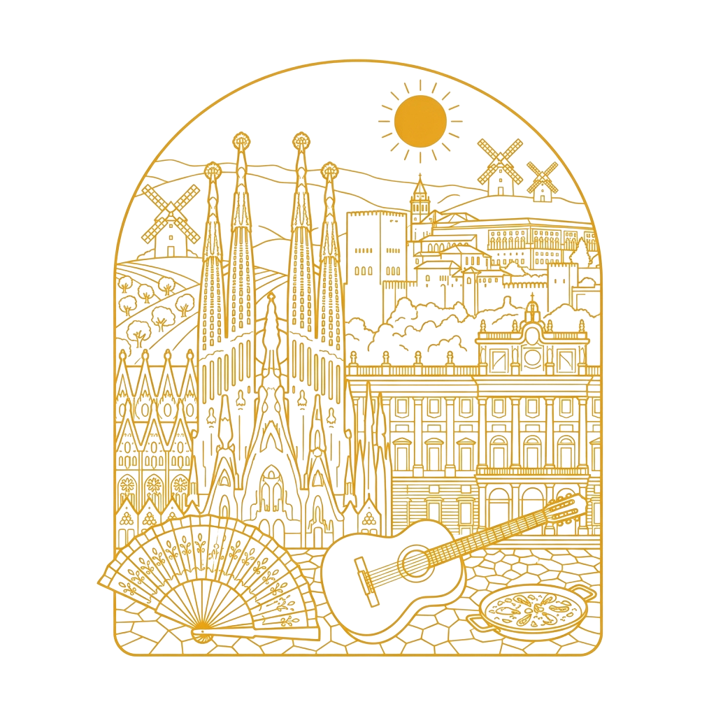 Spain Illustration
